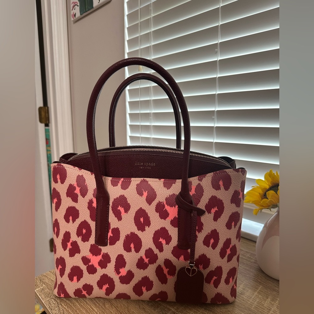 Kate Spade Pink and Red Satchel Bag